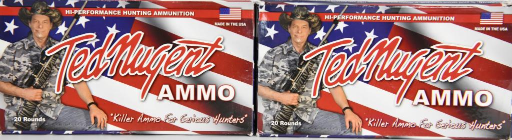 40 Rounds Of Ted Nugent .30-06 Springfield Ammo: 40 Rounds Of Ted Nugent .30-06 Springfield Ammo 168 GR Barnes TTSX