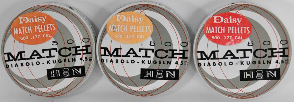 1500 Daisy Match .177 Cal Pellets New: 1500 Daisy Match .177 Cal Pellets New Diabolo 4.5mm Airgun Pellets