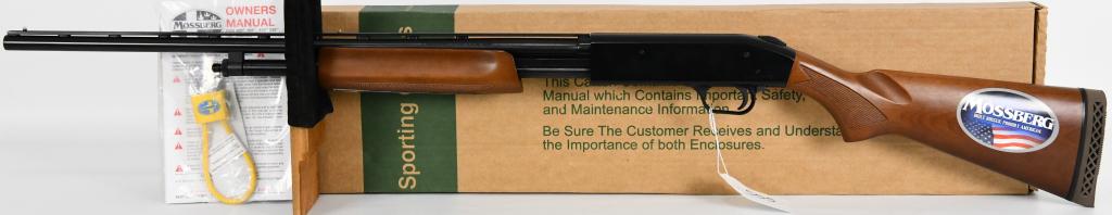 Brand New Mossberg 500 All Purpose Field Pump .410: Up Next We Have a Brand New in The Factory Box Mossberg 500 All Purpose Field Pump Action Shotgun Chambered in .410 Bore, 24" Barrel, 6 Rounds, 3" Chamber, Full Choke, Wood Stock, Blued, #50104 The Mo