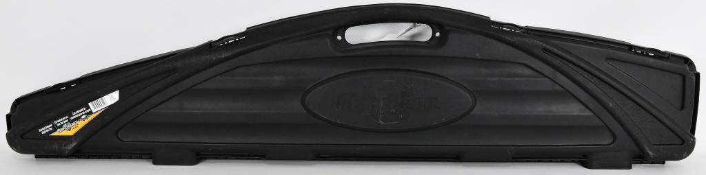 Flambeau Safeshot Economy Hard Case Rifle/Shotgun: 52" Long Keep your weapons locked up and the kids safe with the Flambeau Safe Shot Economy Single Zerust Gun Case. This outdoors Flambeau Case has four locking points that, when correctly locked, will