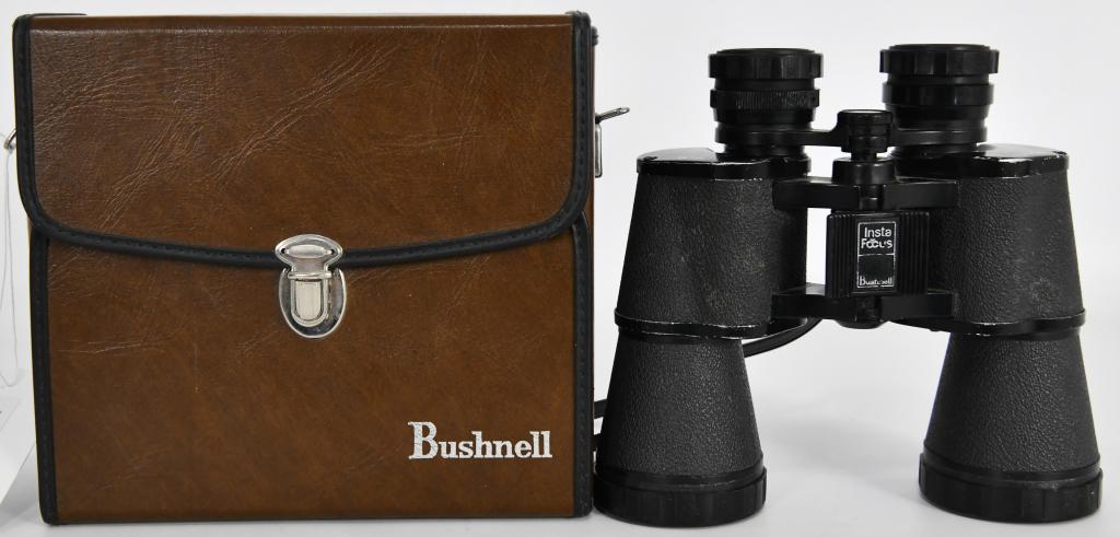 Bushnell Sports View 10x50 Wide Angle Binoculars: Bushnell Sports View 10x50 Wide Angle Binoculars 367 Ft At 1000 Yards Also Includes Lens Covers & Padded Carrying Case