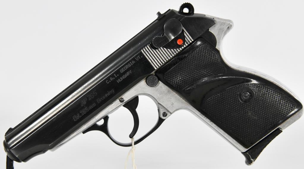 Hungarian FEG AP 7.65 Semi Auto Pistol: Up Next We Have a Hungarian FEG AP 7.65 Semi Auto Pistol it Comes with one Magazine and is in Overall Excellent Pre-owned Condition. The Model AP7,65 is the 7.65mm (.32acp) commercial version of the F