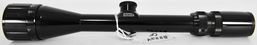 Bushnell Banner 4-12x40 Adjustable Rifle Scope: Bushnell Banner 4-12x40 Adjustable Rifle Scope Adjustable Eye Placement , Various Yd Zoom , 13.5" Long