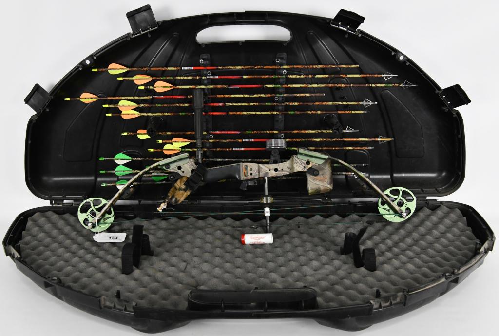 Bear Odyssey II Youth Compound Bow Package: Up Next We Have a Nice Package Deal For a Bear Odyssey II Youth Compound Bow, This Setup Includes Everything You Need to get going, The Bow is Right Handed With a Max Draw Weight of 50#, 22" Draw Leng