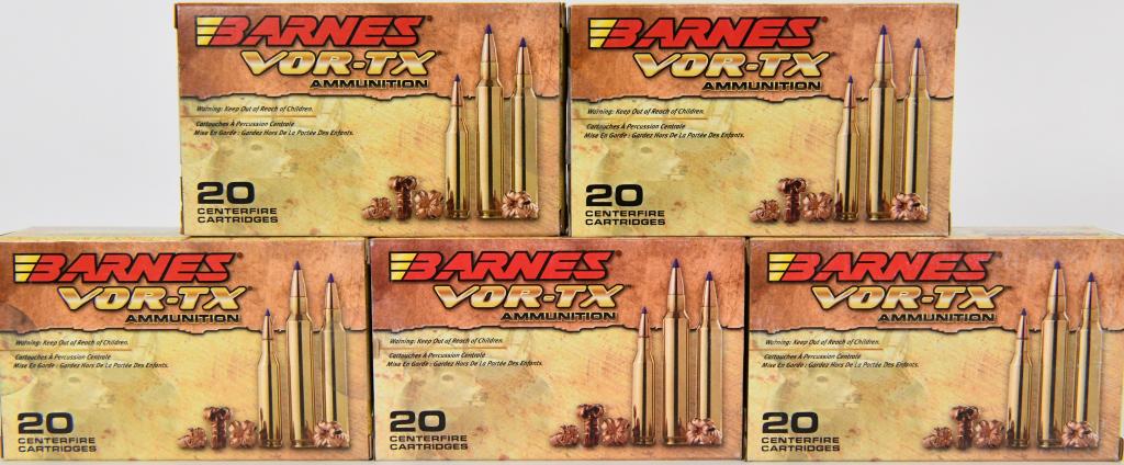 100 Rounds Barnes VOR-TX .25-06 Remington Ammo: Barnes VOR-TX .25-06 Remington Ammunition 100 Rounds 100 Grain Barnes Tipped TSX Boat Tail Lead Free Projectile Barnes VOR-TX ammunition forms the perfect union between precision and performance. Load