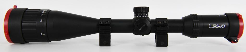 LEBO 4-16X50 Optics Riflescope Fiber Optic Sight e: LEBO 4-16X50 Optics Riflescope Fiber Optic Sight Red And Green Illumination Tactical Hunting Scope Sniper Gear Control accuracy and performance! comes with lens covers in super nice condition for your