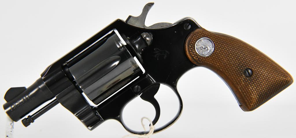 Colt Agent .38 Special Revolver 2" Barrel: Up Next We Have a Colt Agent 6 Shot Revolver Chambered in .38 Special With a 2" Barrel, Original Wood Grips with Silver Medallions, Overall in Excellent Condition. Serial #C62668