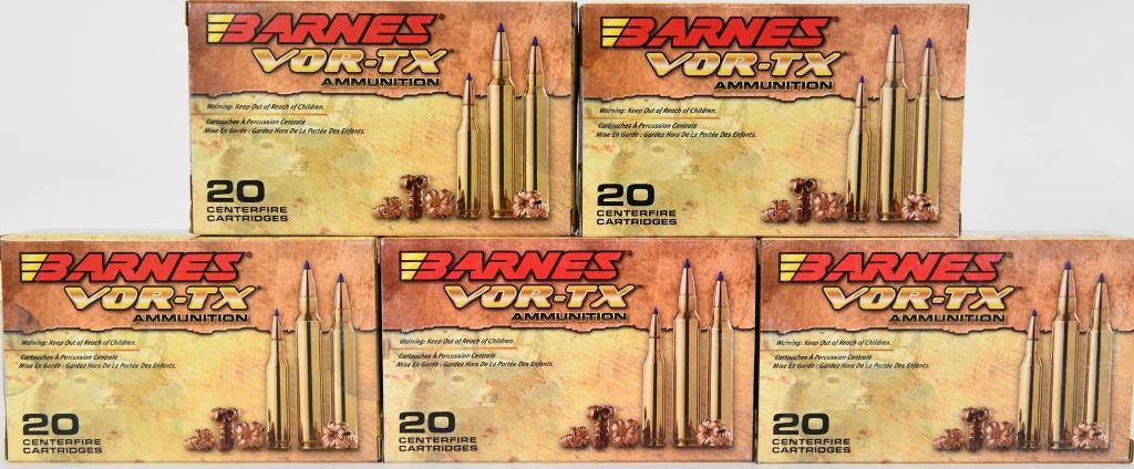 100 Rounds Barnes VOR-TX .25-06 Remington Ammo: Barnes VOR-TX .25-06 Remington Ammunition 100 Rounds 100 Grain Barnes Tipped TSX Boat Tail Lead Free Projectile Barnes VOR-TX ammunition forms the perfect union between precision and performance. Load