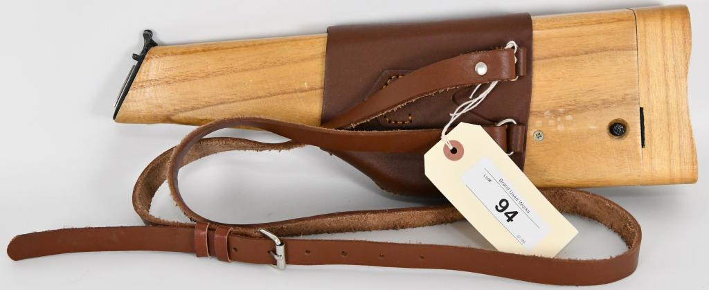 WWII Replica Broomhandle Mauser C96 Wood Stock: Up Next We Have a WWII Replica Broomhandle Mauser C96 Wood Stock in Excellent Condition.