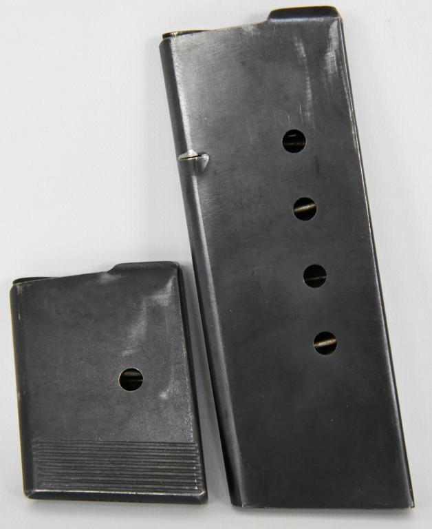 Lot of 2 Winchetser Model 1907 .351 Cal Magazines: Lot of 2 Winchetser Model 1907 Magazines .351 Caliber Winchester 5 Round and 10 Round Magazines