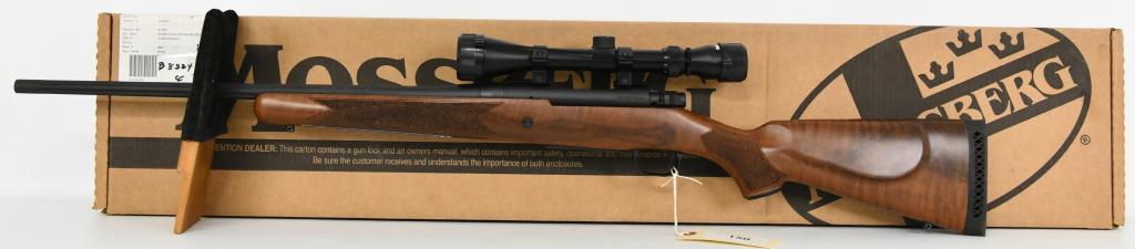NEW Mossberg Patriot Combo Bolt Action Rifle .308: Up Next We Have a Brand New Mossberg Patriot Combo Bolt Action Rifle Chambered in .308 Win, 22" Fluted Barrel, 5 Rounds, Walnut Stock, Blued with 3-9x40 Scope, Item #27863 in The Factory Box. Beautifu
