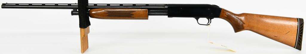 Mossberg Model 500E .410 Pump Shotgun: Up Next We Have a Mossberg Model 500E Pump Action .410 gauge shotgun, comes with a 26" Vent Rib barrel, Full Choke, chambered for 2 1/2" and 3" shells, Wood stock and forend In Good Pre-owned Conditio
