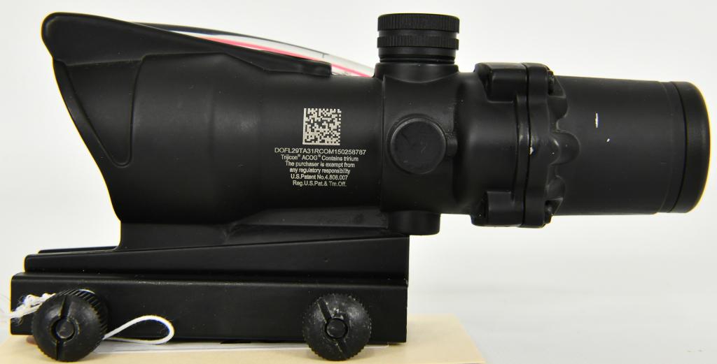 Trijicon Acog Clone Rifle Scope: Up Next is a Knock Off Trijicon Acog Clone Rifle Scope, It Does Look Pretty Clear, But not the real deal, No Serial Numbers, etc....