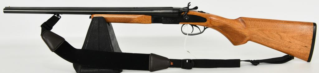 Century Arms SPM Coach Gun Side By Side .410: Up Next We Have a Century Arms SPM Coach Gun Side By Side Chambered in .410 Gauge, Accepts 3" Shells, 20" Blued Barrel, Wood Stock, Hammers and Double Triggers. Overall in Excellent Condition, More Fr