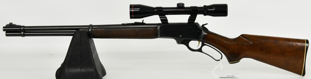 Marlin Model 336 .30-30 Lever Action Rifle JM: Now for your bidding pleasure is a Marlin Model 336 Micro groove Lever action carbine chambered in .30-30 with a JM marked barrel, Open front sight, adjustible rear and also Topped with a Simmons Deer