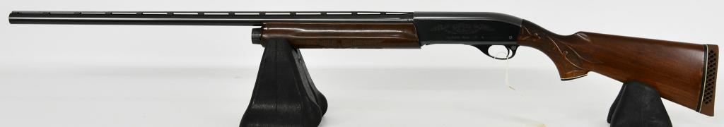 Remington Model 1100 Semi Auto 12 Ga Shotgun: Up next is a Remington Model 1100 Semi Automatic Shotgun Chambered in 12 Gauge, accepts 2 3/4" Shells, 30 1/4" Vent rib barrel, Full Choke, Front bead sight Absent, in overall good pre-owned condition