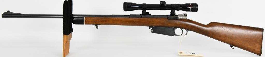 Mauser Modelo Argentino 1891 Sporter W/ Scope: Up Next We have a Mauser Modelo Argentino 1891 Sporter Topped with a Tasco 4X32 Scope. Matching Serial Numbers S6182. Overall in Good Sporter Condition.