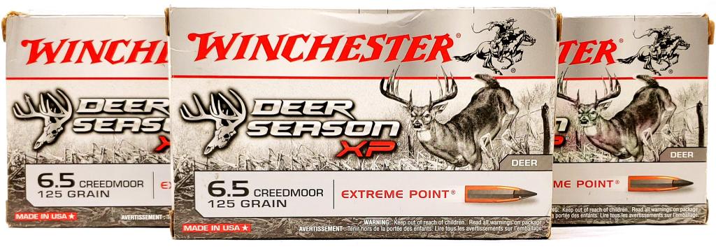 60 Rounds Of Winchester 6.5 Creedmoor Ammunition: Winchester Deer Season XP Ammunition 6.5 Creedmoor 125 Grain Extreme Point Polymer Tip Deer Season XP combines decades of Winchester experience into the perfect choice for deer hunting ammunition. Acc