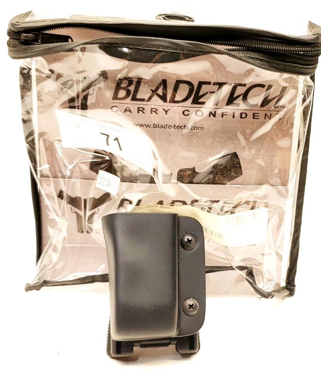 Blade Tech Carry Confident Gerber 400 Holster: Black Color Appears In Like New Condition , Tek-Lok Comes With Original Packaging