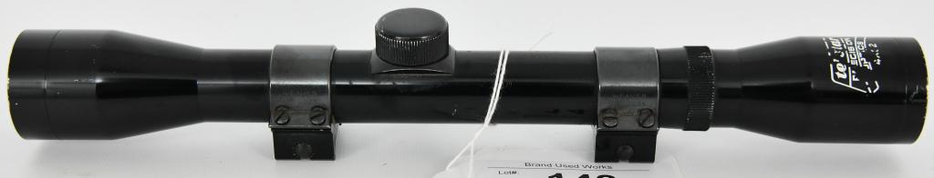 TELSTAR - JAPAN 3-9X32 RIFLE SCOPE VINTAGE: TELSTAR - JAPAN 3-9X32 RIFLE SCOPE VINTAGE Wide angle eye relief, comes with Weaver Rings, Glossy finish with some light minor scuffs, no dings, no lens covers however I am sure you can find some nice