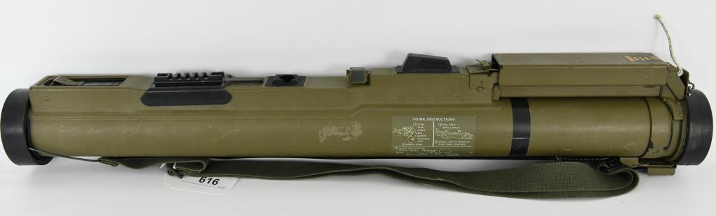 Demilled Nammo Talley M72 66mm Rocket Launcher: A7 66mm With Graze Made By Nammo Talley Inc , M72 Law Rocket Launcher The M72 LAW is a portable one-shot 66-mm unguided anti-tank weapon. The solid rocket propulsion unit was developed in the newly fo