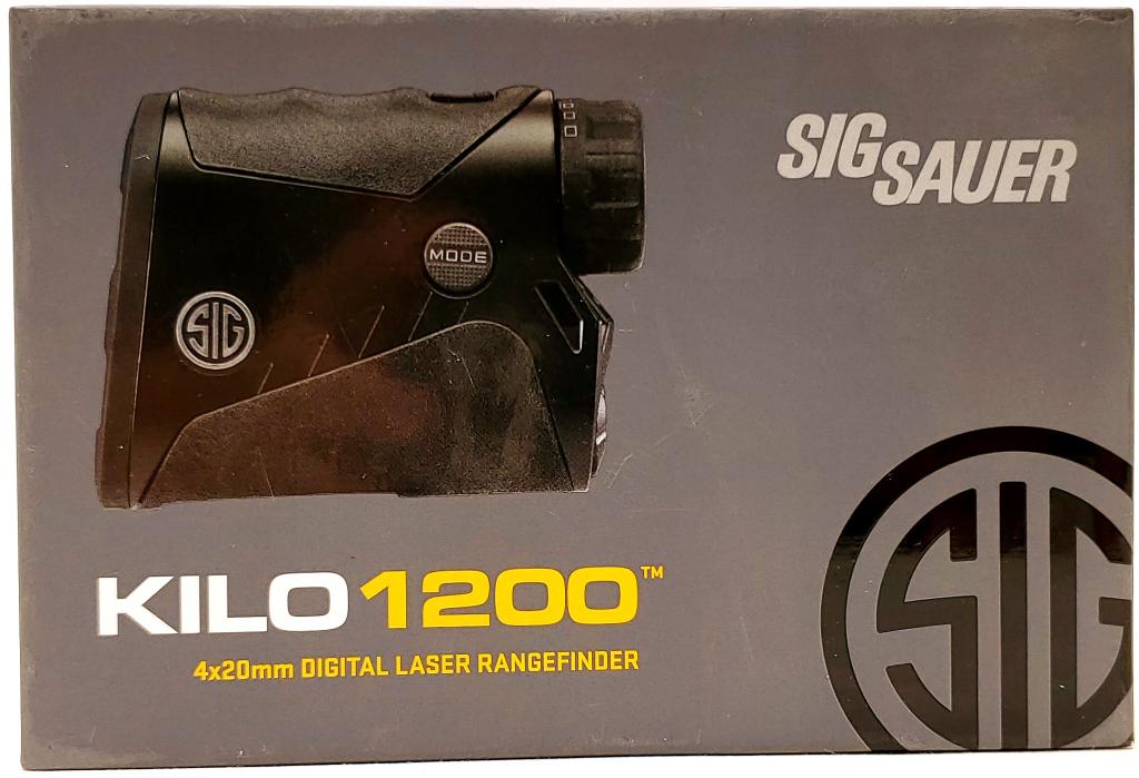 Sig Sauer KILO 1200 Ballistic Rangefinder 4x 20mm: The KILO1200 is one of the most advanced, yet simple to use rangefinder on the market and features the fastest, digital signal processing engine while streamlining the user interface for a no hassle, 