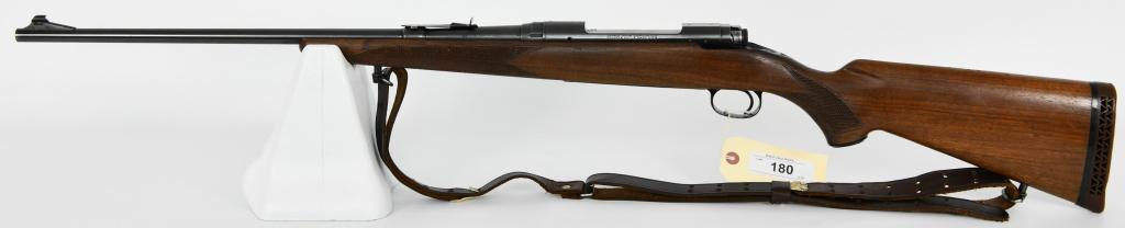 Savage Model 110 Bolt Action Rifle .270 Win: Up Next We Have a Savage Model 110 Bolt Action Rifle Chambered in .270 Win, Comes Equipped With a Leather Sling on Swivels, Front & Rear Sight and Drilled and Tapped for a Scope Mount. Overall in Grea