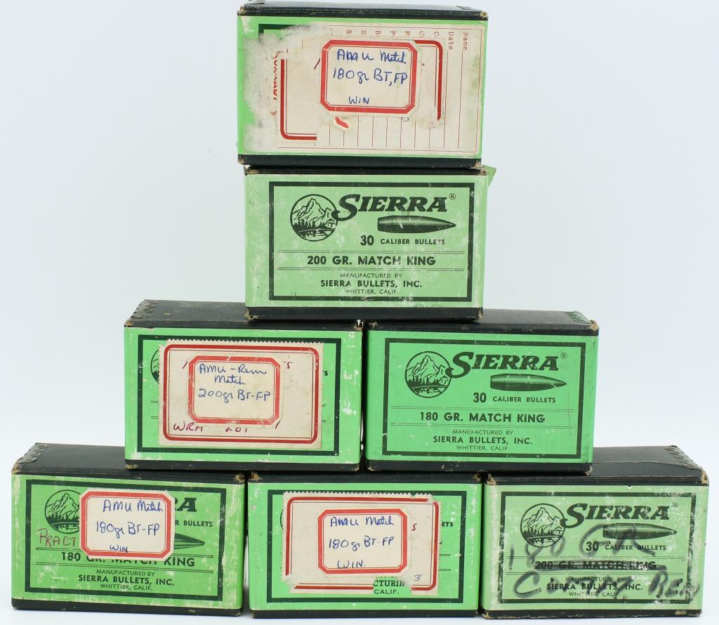 Approx 650 Count Of Sierra .30 Cal Bullet Tips: Approx 650 Count Of Sierra .30 Cal Bullet Tips 200 Grain Match King Reloading Bullet Tips