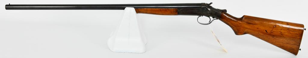 Hopkins & Allen Single Shot 12 Gauge Shotgun: Up Next is a Hopkins & Allen Single Shot 12 Gauge Shotgun, 30" Full Choke Barrel With Front Bead Sight, Serial #7735. Buttplate is Absent.
