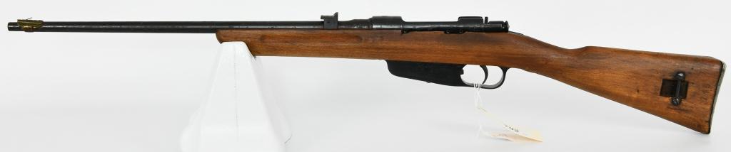 Italian 1940-XVIII Carcano M91/28 Carbine 6.5: Up Next We Have an Italian 1940-XVIII Carcano M91/28 Carbine Rifle Chambered in 6.5, Improvised Front Sight, Surface Rust.