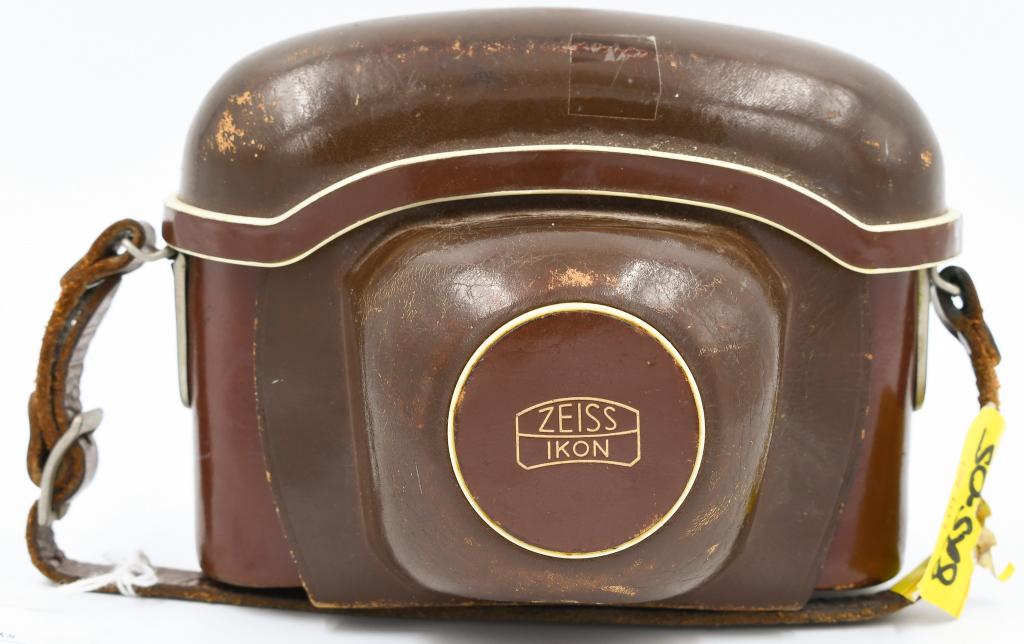 Zeiss Ikon Contina Rangefinder 35mm Camera: Zeiss Ikon Contina Rangefinder 35mm Camera with Novicar 45mm f/2.8 Lens With Leather Camera Body Cover - Collectible - Accessory - Made in Germany This is a Zeiss Ikon Contina rangefinder camera manuf