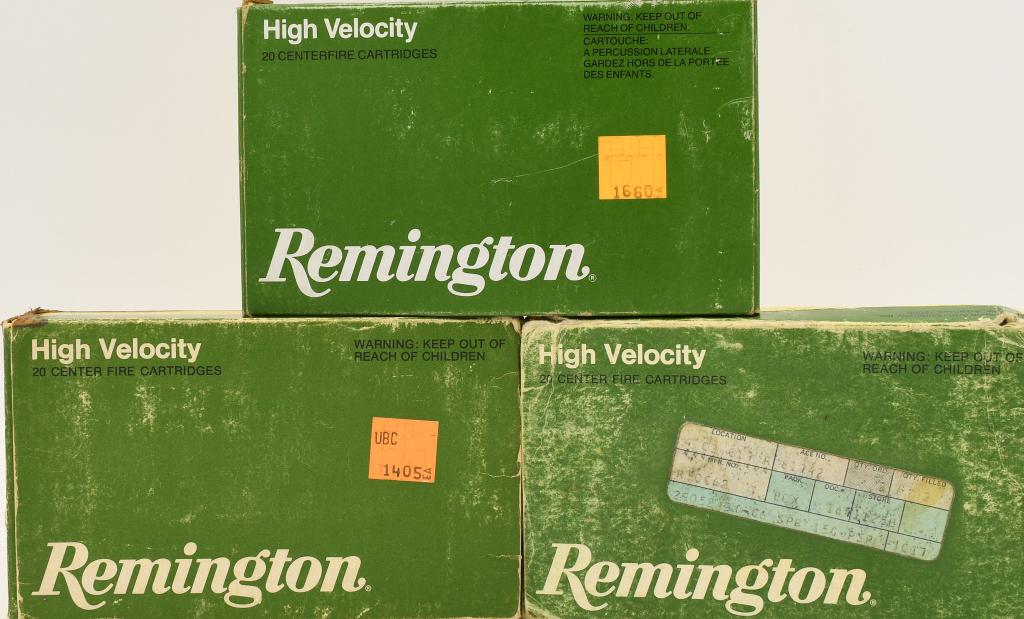 50 Rounds of .30-06 Springfield & 6 Empty Brass: Casings; 50 Rounds of .30-06 Springfield & 6 Empty Brass Casings, Some Are Remington 150 Grain Core Lokt Pointed Soft Point & Some Are Various Winchester Ammunition