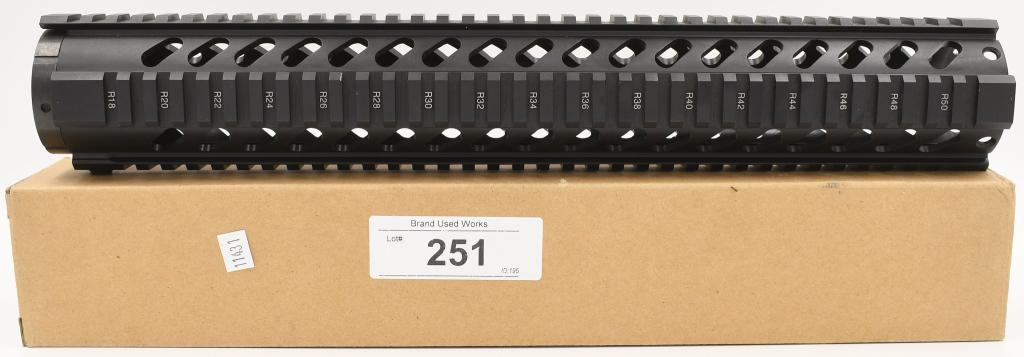 Trinity Force Quad Rail Free Floating new in the: box ; has been designed to function as the ideal strategy to ensure you have a stable base on which to mount your favorite optics or accessory to your weapon. A good tactical mount will help keep your