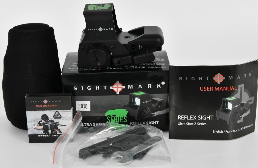 Sightmark Ultra Shot Z Series Reflex Sight 30mm: Tube; 1x 4 Pattern (Dot, Cross, Cross-Circle, Circle-Dot) Reticle Matte - Protect yourself from the walking dead with the Sightmark® Ultra Shot Z Series Reflex Sight. Featuring four green reticle pat
