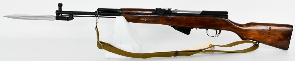 Russian SKS-45 Carbine Rifle 7.62X39: Here We Have a Nice Russian SKS-45 Carbine Rifle Chambered in 7.62X39, Russian Tula Star and Cartouche and Dated 1963r, Overall in Excellent Condition WIth bayonet and Canvas Sling. Nice SKS for your 