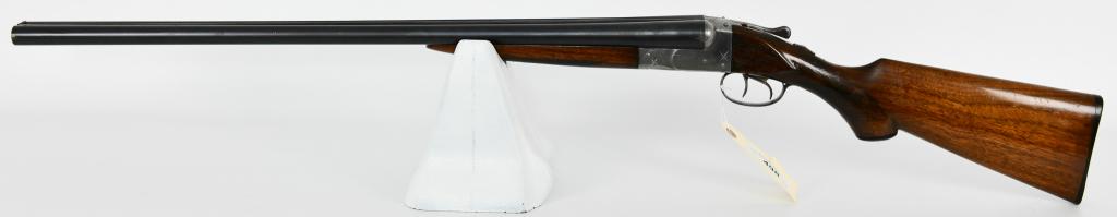 Ithaca Field Grade Side by Side 12 Gauge Shotgun: Up Next We have a Ithaca Field Grade Side by Side Shotgun Chambered in 12 Gauge, 28" Solid Rib Barrels With Front Bead SIght Marked Smokeless Powder Steel, Made in The USA, Nickel Receiver With Pointe