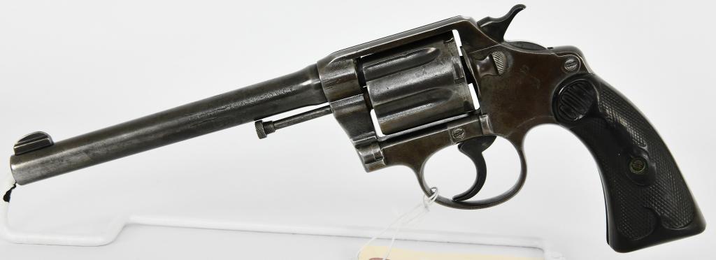 Colt Police Positive Special Revolver .32-20 WCF: Up Next We Have a Colt Police Positive Special Revolver Chambered in .32-20 WCF, 6" Barrel, Serial # 124599 Dates it to 1915, Front Blade Sight, Notched Raer, Original Plastic Grips With Chips Absent 