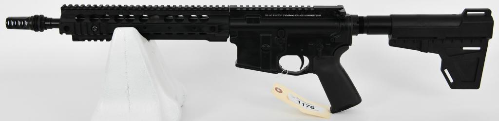 Advanced Armament MPW .300 AAC Pistol: Up Next We Have a Sweet Advanced Armament MPW AR-15 Pistol Chambered in .300 AAC Blackout. Knight's Armament free floating URX III Quad Rail, Geissele Trigger, Equipped With Threaded Flash Hider, Supp