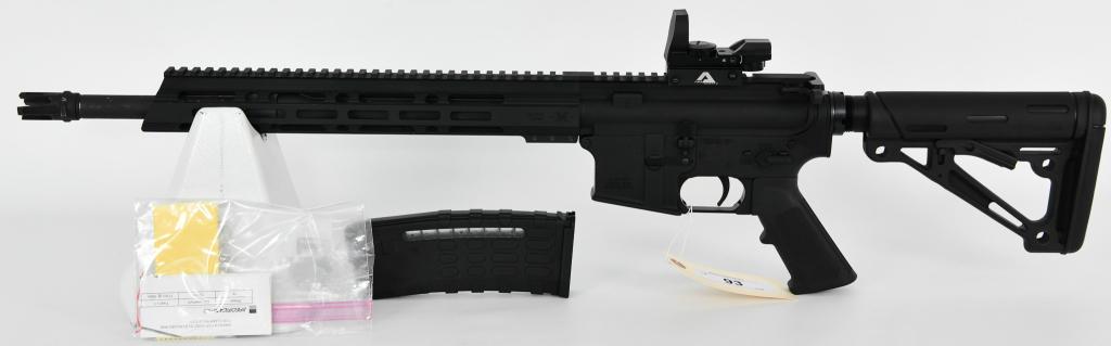 Brand New Anderson AM-15 Semi Auto AR-15 5.56: Up Next We Have a Brand New Anderson AM-15 Semi Auto AR-15 Rifle Chambered in 5.56 NATO, Equipped With a Matrix Arms Full Length Slim Line Rail, Flash Hider, 1:7 Twist, Hogue Adjustible Buttstock, Com
