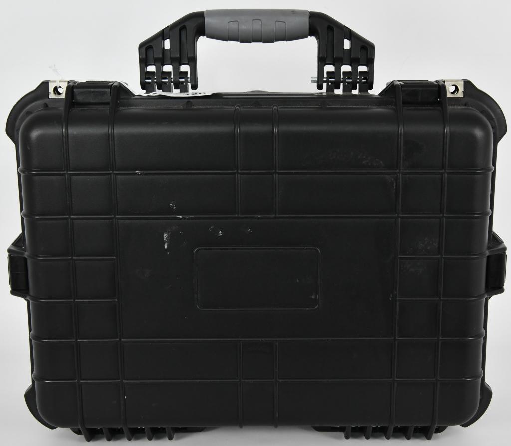 Eylar 20" Protective Hardcase Water/shock Proof: Eylar 20 Inch Large Protective Hard Case Water and Shock Proof with Foam Outer: 19.78" x 15.77" x 7.41" Inner: 18.06" x 12.89" 6.72" - Weighs 9.5 lbs Waterproof protection for up to 1 meter fully subm