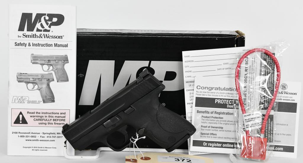 Brand New Smith & Wesson M&P Shield 9MM: Up Next We Have a Brand New Smith & Wesson M&P Shield 9MM With Factory Night Sights, One Magazine, Lock, and Paperwork in The Factory Box. More From The Internet Below: Smith and Wesson has a long his