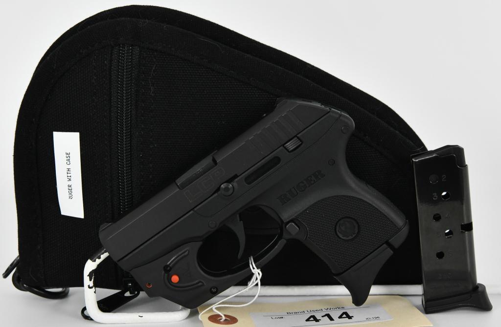 Ruger LCP .380 ACP Semi Auto With Viridian Laser: Up Next We Have a Ruger LCP Semi Auto Pistol Chambered in .380 ACP and Equipped With a Viridian Laser, It Comes in a Boyt Padded Case With Two Magazines, Overall in Excellent Like New Condition. More