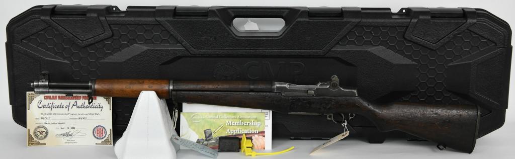 CMP Springfield M1 Garand Semi Auto Rifle .30-06: Up Next We Have a Civillian Marksmanship Program Springfield M1 Garand Semi Auto Rifle Chambered in .30-06, It Comes in The Factory Hardcase With Paperwork, One Enbloc Clip, and The CMP COA. Field Gra