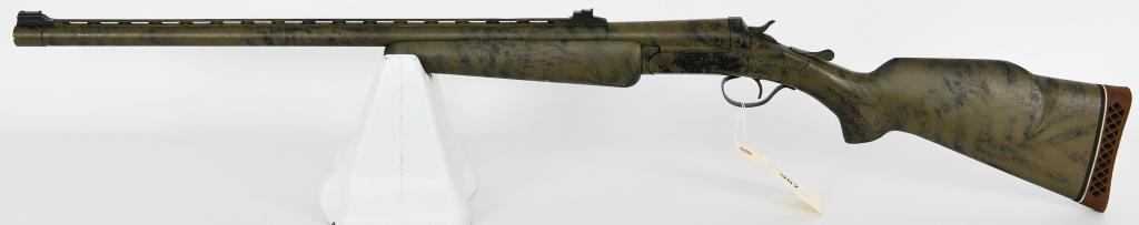 J. Stevens Dreadnaught 12 GA Single Shot Shotgun: Up Next We Have a J. Stevens Dreadnaught Single-Shot Shotgun Chambered in 12 Gauge, and in Camo Print, 28" Vent Rib Barrel, Equipped With Front and Rear Fiber Sights, Overall in Good Pre-owned Conditi