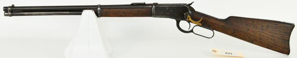 Pre-64 Winchester Model 94 .38 W.C.F. 1909: Up Next We Have a Cool Old 1894 Winchester Saddle Ring Carbine Chambered in .38 W.C.F. and Dates to 1909. Serial #481326, Crescent Metal Buttplate. It's been around and seen some things!
