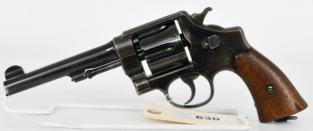 U.S. Property Marked Smith & Wesson 1917 .45 ACP: Up Next We Have a U.S. Property Marked Smith & Wesson U.S. Army Model M1917 Revolver Chambered in .45 ACP. The Revolver has standard S&W markings with "UNITED STATES PROPERTY" on the barrel underside