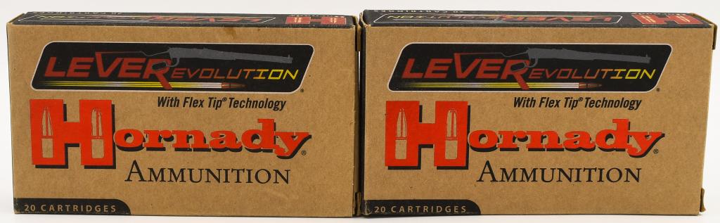 40 Rounds Hornady LEVERevolution .35 Rem Ammo: 40 Rounds Hornady LEVERevolution .35 Rem Ammo 200 Grain FTX Projectile 2225fps Hornady LEVERevolution represents a major breakthrough in lever gun ammunition. You asked and Hornady delivered with stat