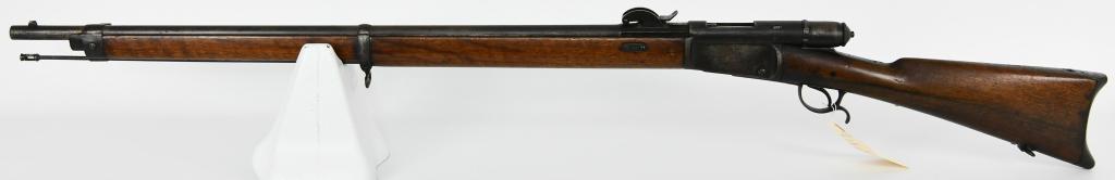 Swiss Vetterli M78 WAFFENFABRIK BERN .41 Rifle: Here we have an antique SWISS VETTERLI M78 WAFFENFABRIK BERN .41 CALIBER RIM FIRE RIFLE, C. 1878-1880:bolt action rifle; Serial number 157311. All Visble Matching Numbers. Twelve round tubular magazin