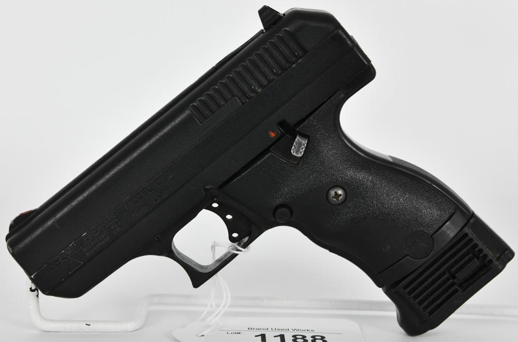 Hi-Point Model C9 9MM Semi Auto Pistol: Up Next is Hi-Point Model C9 Semi Auto Pistol, Chambered in 9MM, Comes with one Magazine. Appears in Great Pre-owned Condition, More from the Internet Below: The Model C-9 is a compact, single-stack m