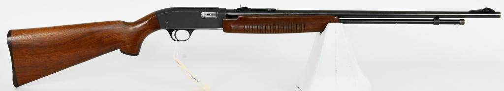 J.C. Higgins Model 33 Pump Action Rifle .22 LR: Up Next We Have a J.C. Higgins Model 33 Pump Action Tube Fed Rifle Chambered in .22 LR, Made for Sears Roebuck & Co. Overall in Good Vintage Condition.